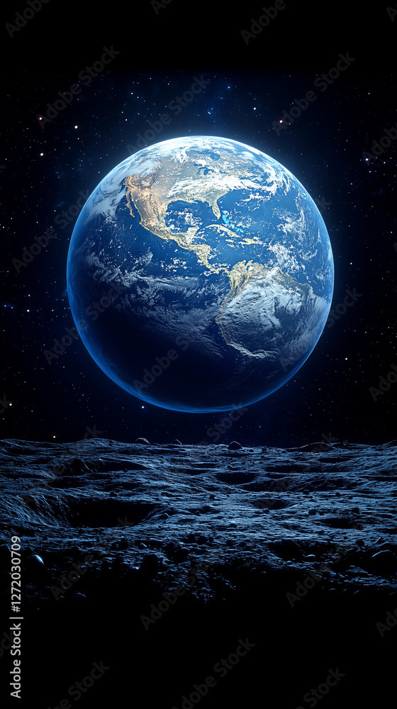 Obraz premium Planet Earth in Space