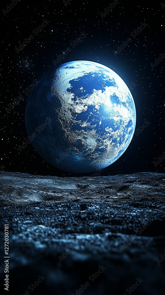 Obraz premium Planet Earth in Space