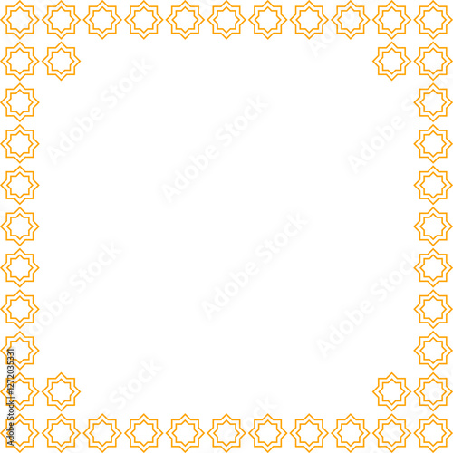 Ramadan Kareem backgrounds. Modern Islamic greeting card template. Seamless geometric pattern in authentic arabian style. Vector illustration. arabesque mosaic Islamic art ornament