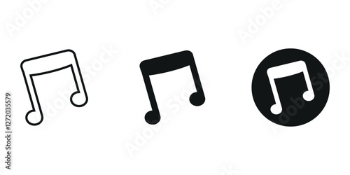 Music icon set
