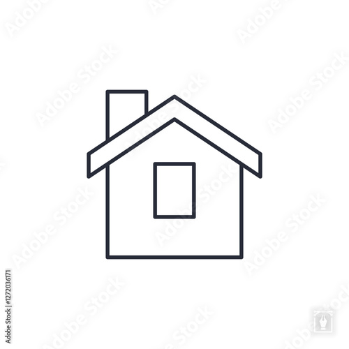 Home icon. Home Symbol sign for mobile concept and web design. Vector icon, Logo illustration, Vector graphics