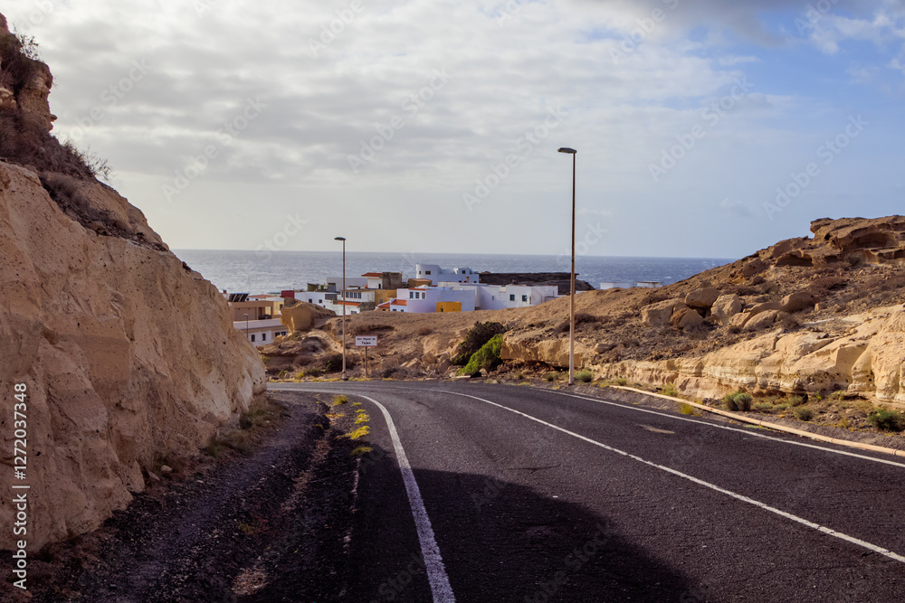 Road to Saint Michael of Tajao, Spain