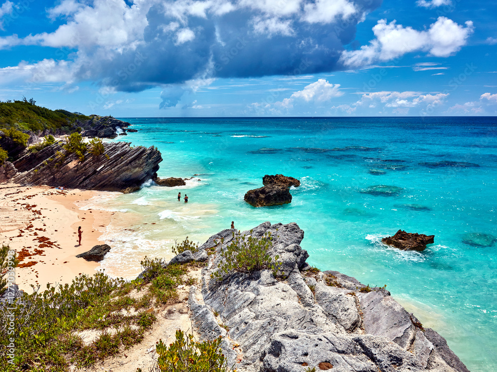 Bermuda island coastal tropical beaches Bermuda island coastal tropical beaches