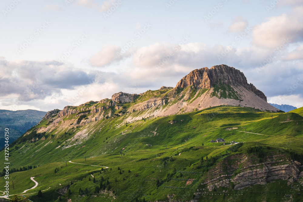 Fototapeta premium mountain landscape with clouds