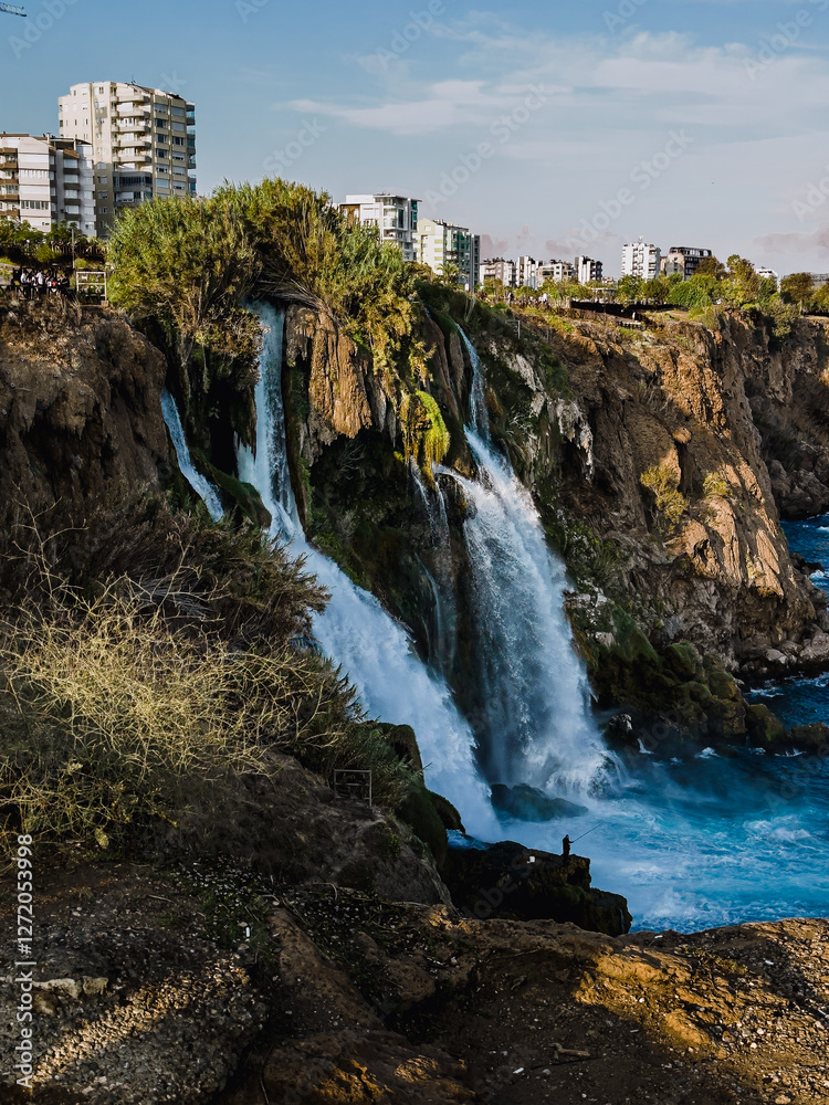 Waterfall Duden at Antalya- Travel, tourism,vacation in Turkey Waterfall Duden at Antalya- Travel, tourism,vacation in Turkey