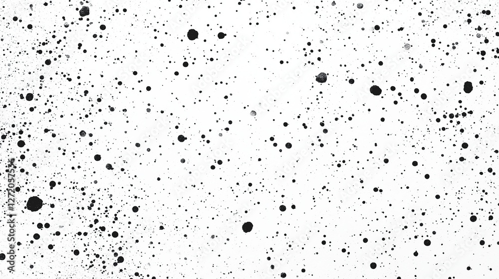 Naklejka premium Grunge Noise Gradient .Grungy grit pattern Black-white random dot texture for poster, banner, web