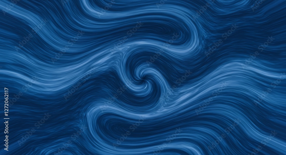 Abstract Blue Swirl Pattern - Dynamic swirling blue abstract background texture, perfect for designs needing a modern, flowing feel