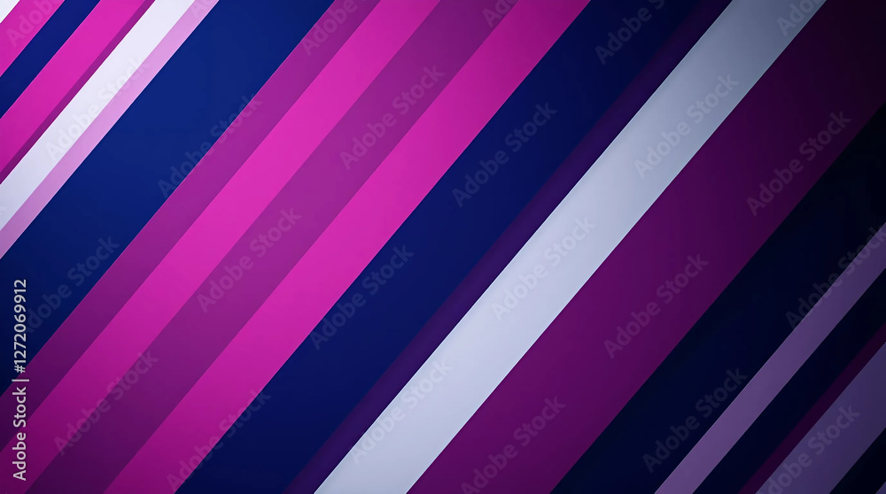 Bold Geometric Abstract Background with Diagonal Stripes and Colors