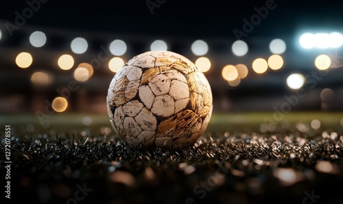 Sporting backgrounds include a soccer stadium created as a 3D render stadium