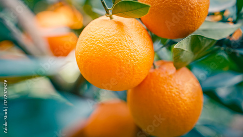 Chinese Orange Planting and Picking