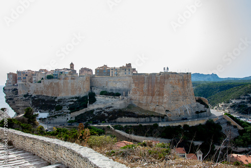 Bonifacio in a typical mistral sunny day