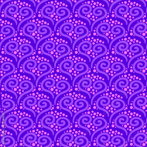 Valentines hearts repeat pattern tile