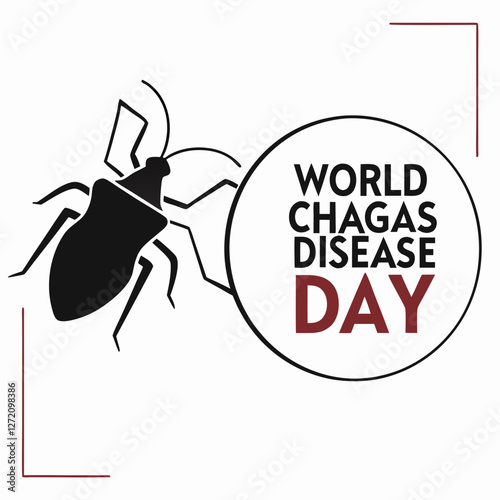 world chagas disease day illustration in flat design