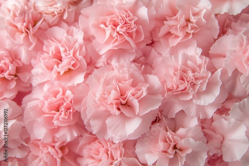 Delicate Pink Carnations in Full Bloom for Floral Decoration