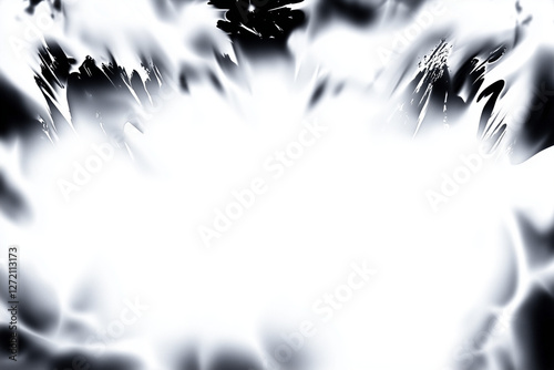 Wallpaper Mural Abstract Black Smoke Explosion with Bright White Center Torontodigital.ca