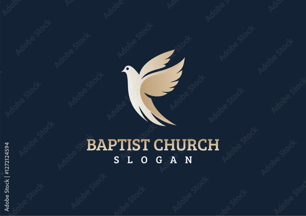 Fototapeta premium Baptist Church Logo Design