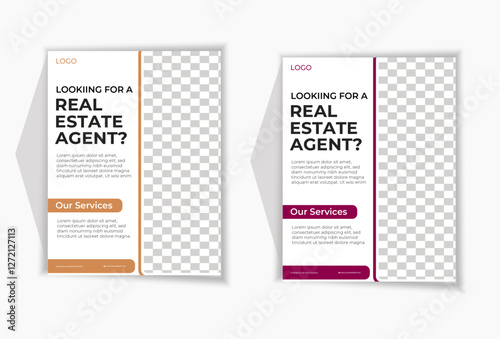 Eye catching high quality realistic flyer print design