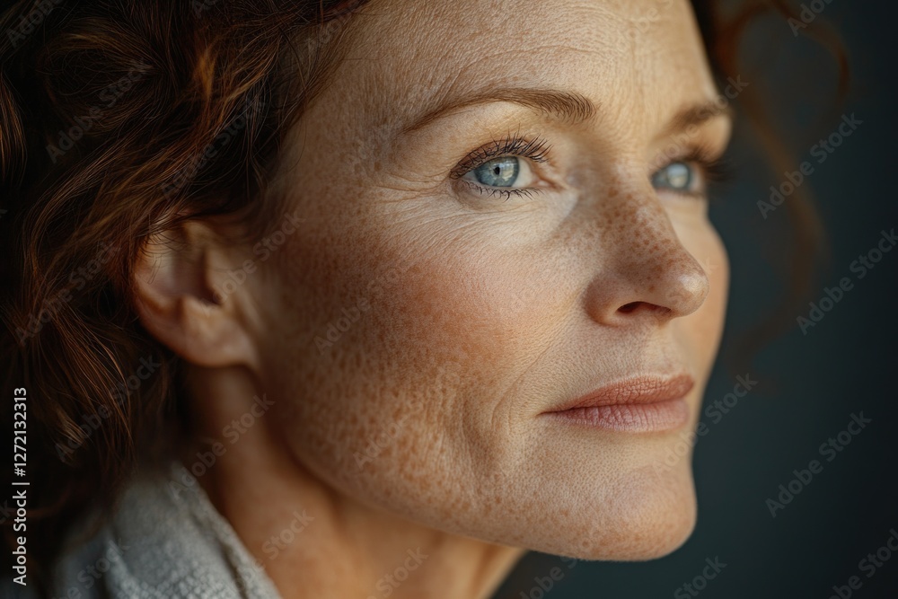 Obraz premium Mature woman looking forward