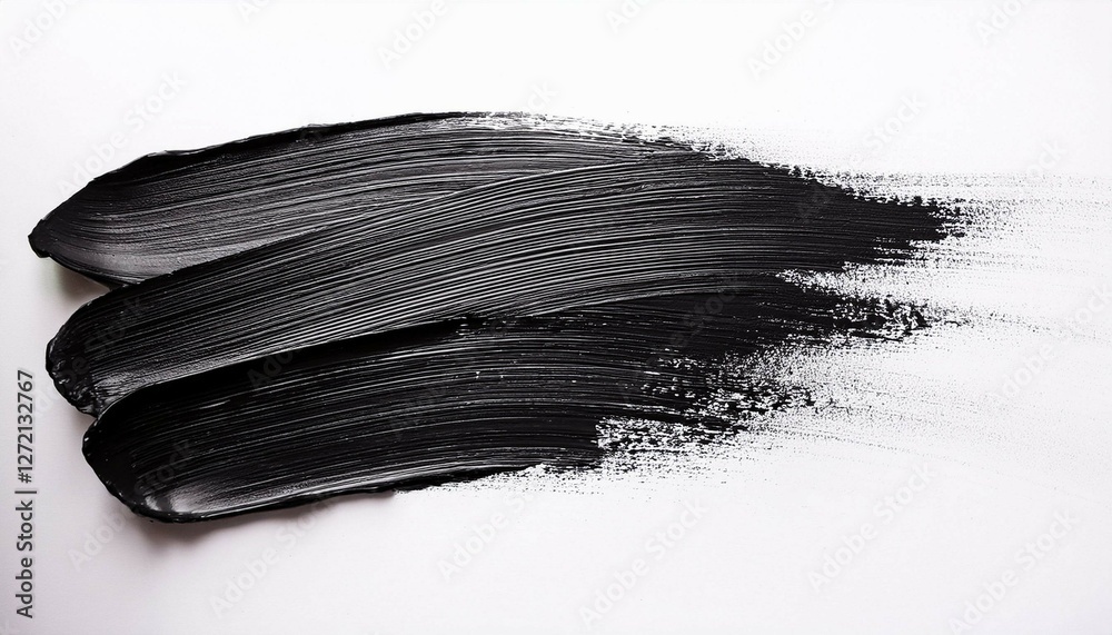 Fototapeta premium black and white paint