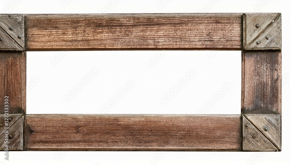 Obraz premium old wooden frame