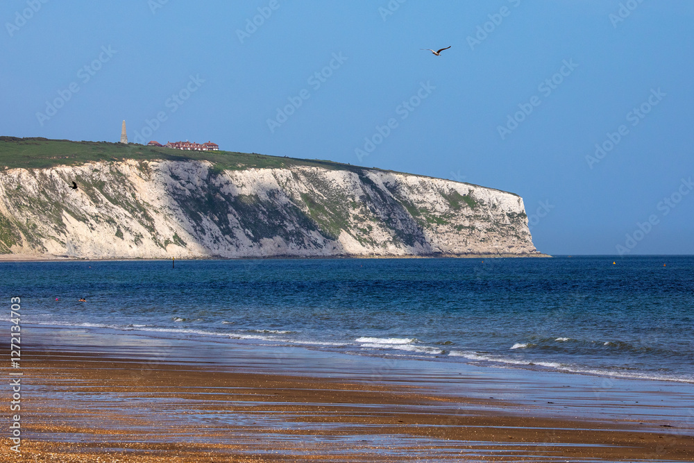 Culver Down Viewed from Sandown Bay, Isle of Wight Culver Down Viewed from Sandown Bay, Isle of Wight