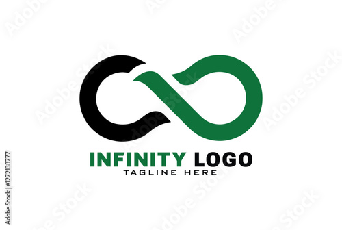 Infinity logo vector for any business, company, limited liability corporation.