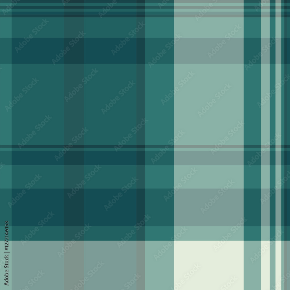 Regular fabric pattern vector, cute check texture tartan. Warmth plaid background seamless textile in pastel and cyan colors. Regular fabric pattern vector, cute check texture tartan. Warmth plaid background seamless textile in pastel and cyan colors.