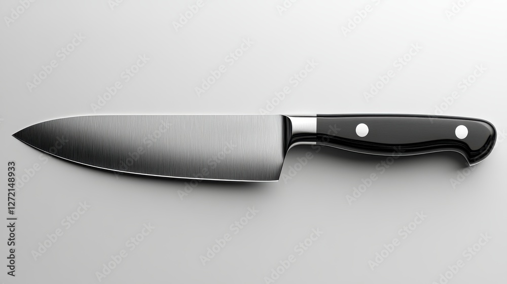 stainless steel kitchen knife isolated stainless steel kitchen knife isolated