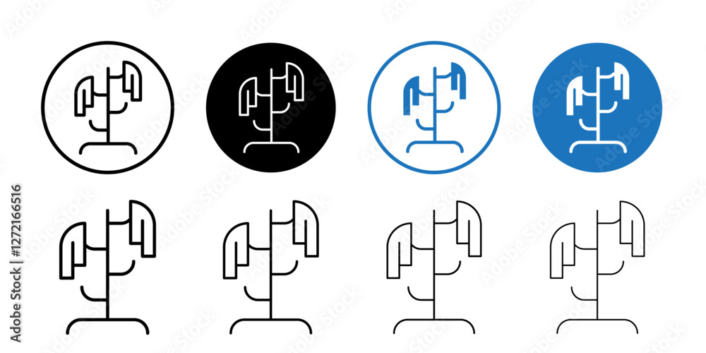 Coat Stand Icon Simple outline vector logo Coat Stand Icon Simple outline vector logo