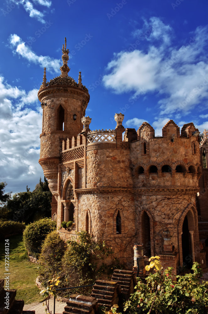 Naklejka premium Colomares Castle in Benalmadena, Spain