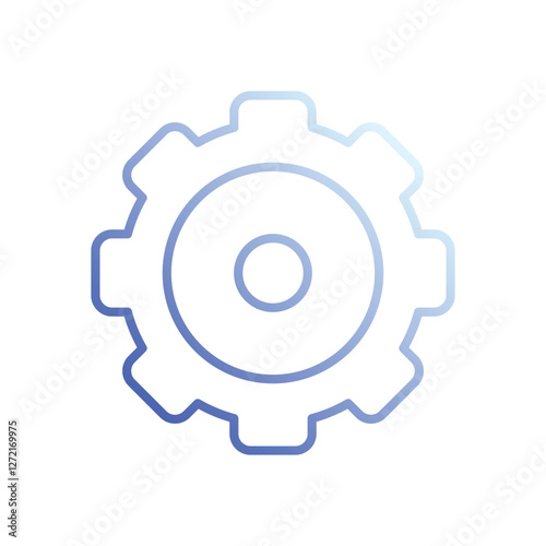 Setting icon vector stock illustration