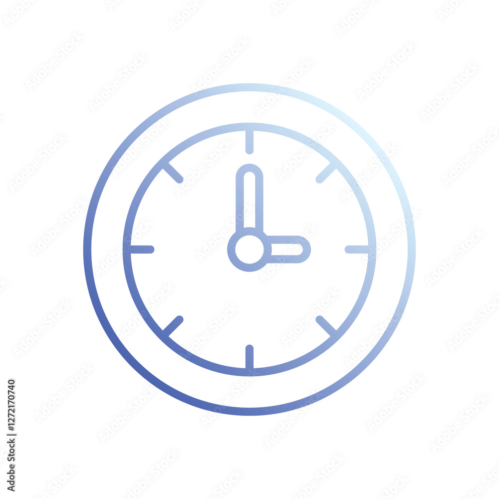 Time icon vector stock illustration Time icon vector stock illustration