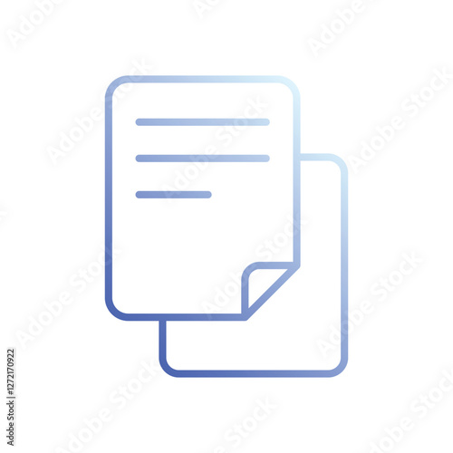 Text icon vector stock illustration