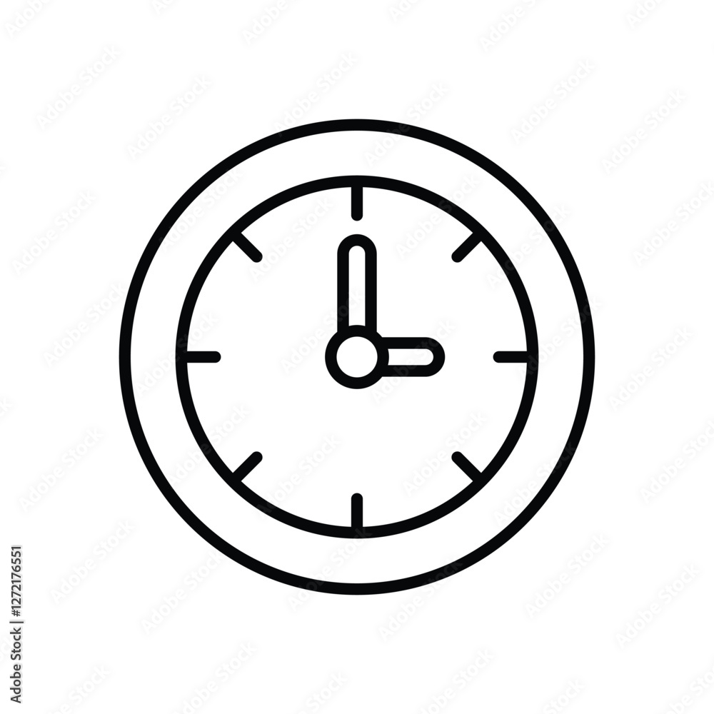 Time icon vector stock illustration Time icon vector stock illustration