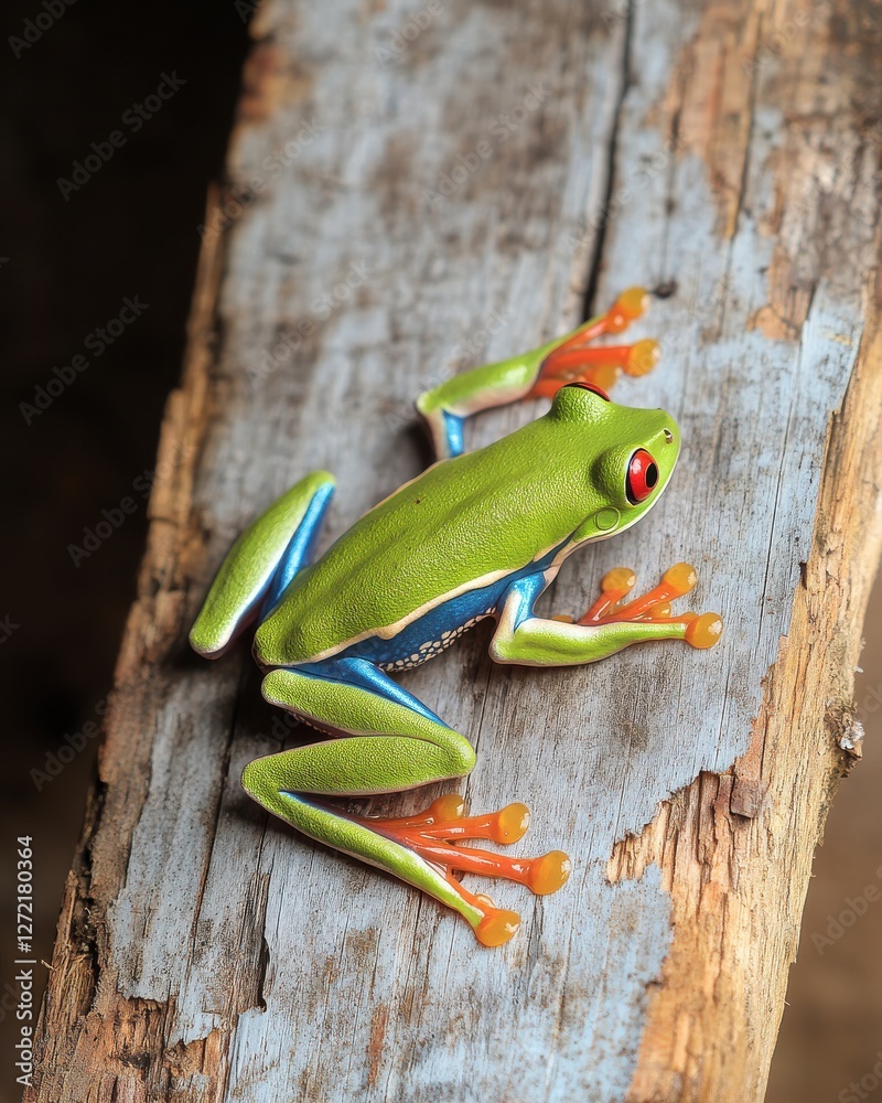 Red-Eyed Tree Frog, Nature’s Vibrant Palette