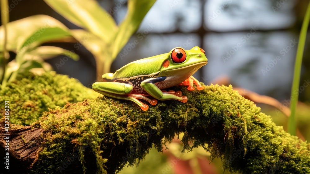 Red-Eyed Tree Frog, Nature’s Vibrant Palette