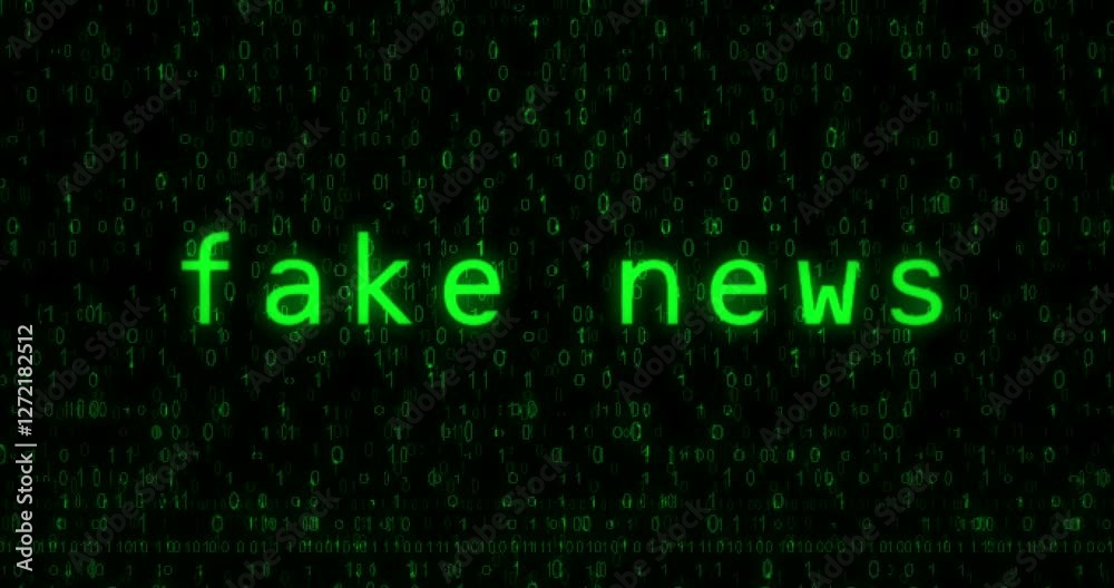 Fake news and propaganda in media text typing on display screen. Searching with retro monitor green pixel macro view. Fake news and propaganda in media text typing on display screen. Searching with retro monitor green pixel macro view.