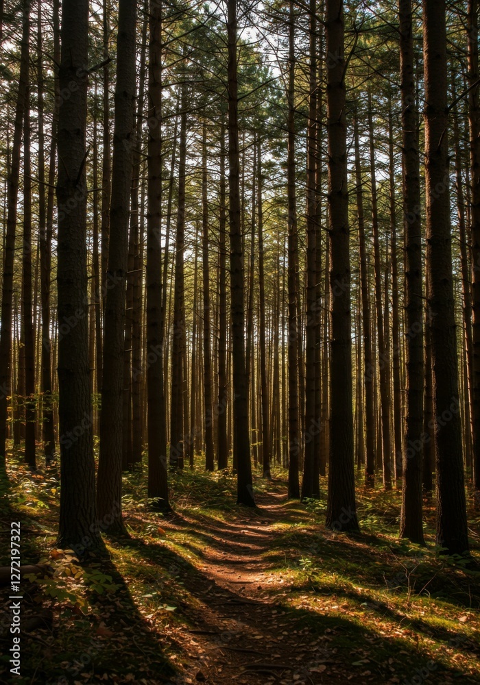 A beautiful forest, filled with towering trees and vibrant foliage, evoking feelings of peace and tranquility. A beautiful forest, filled with towering trees and vibrant foliage, evoking feelings of peace and tranquility.