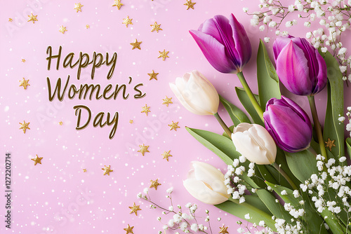 women's day flowers best wishes