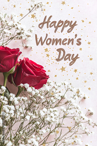 women's day flowers best wishes