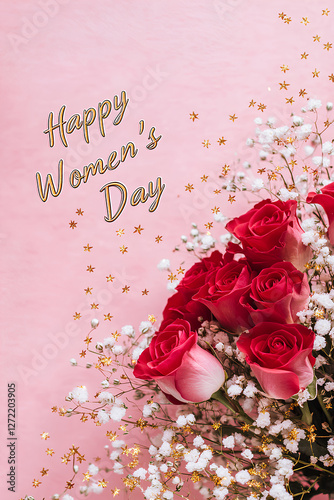 women's day flowers best wishes