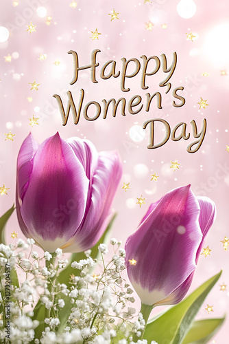 women's day flowers best wishes