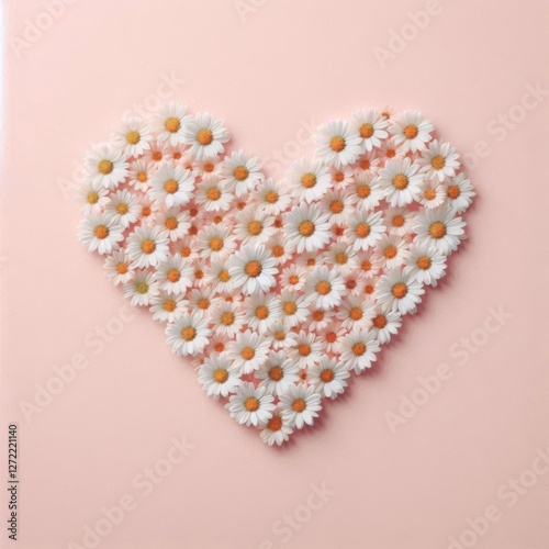 Beautiful Flower Heart Design