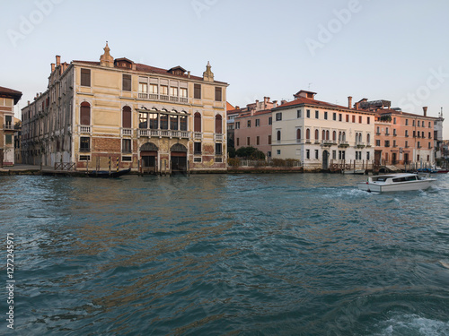 Grand Canal in city of Venice, Italy