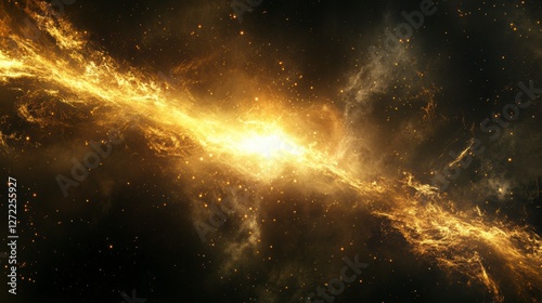 Cosmic energy explosion, nebula, space photo