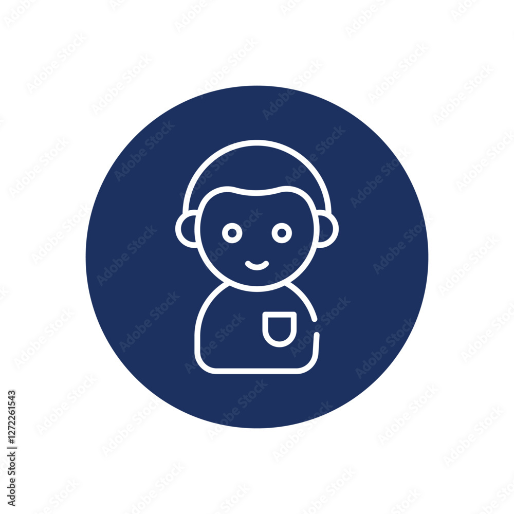 Student icon vecto stock illustration Student icon vecto stock illustration