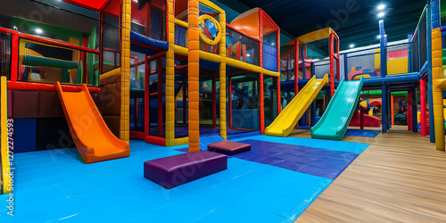 Wallpaper Mural Modern indoor playing center for children. Torontodigital.ca