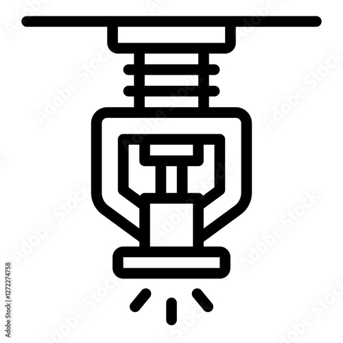 Overhead sprinkler designed for irrigation and watering large landscapes effectively