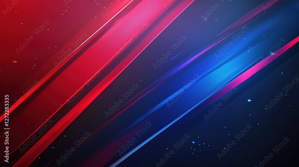 futuristic red and blue abstract background
