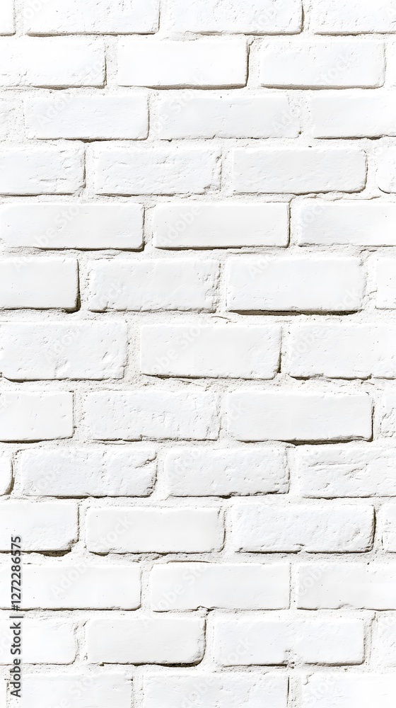 Obraz premium White Brick Wall Texture